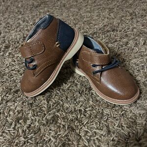 Stylish Brown and Navy Kids Boots